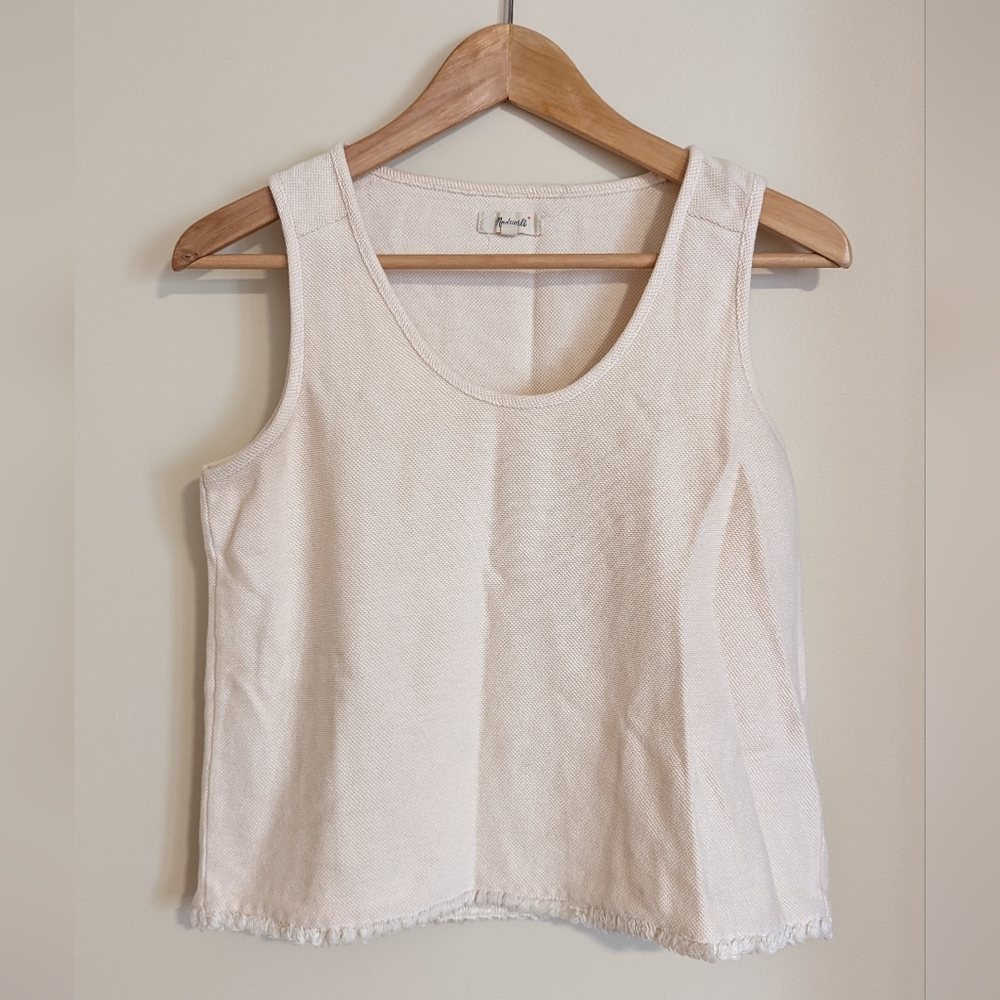 Madewell Cropped Tasselled Tank